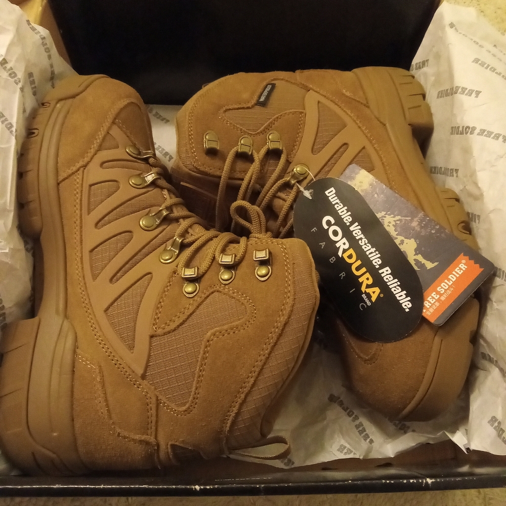 Mens Free Soldier Military Tactical Boots